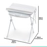 Kit Banheira Banho Bebê Galzerano Classic 20L + Suporte com Trocador + Redutor + Saboneteira - Branc - 7