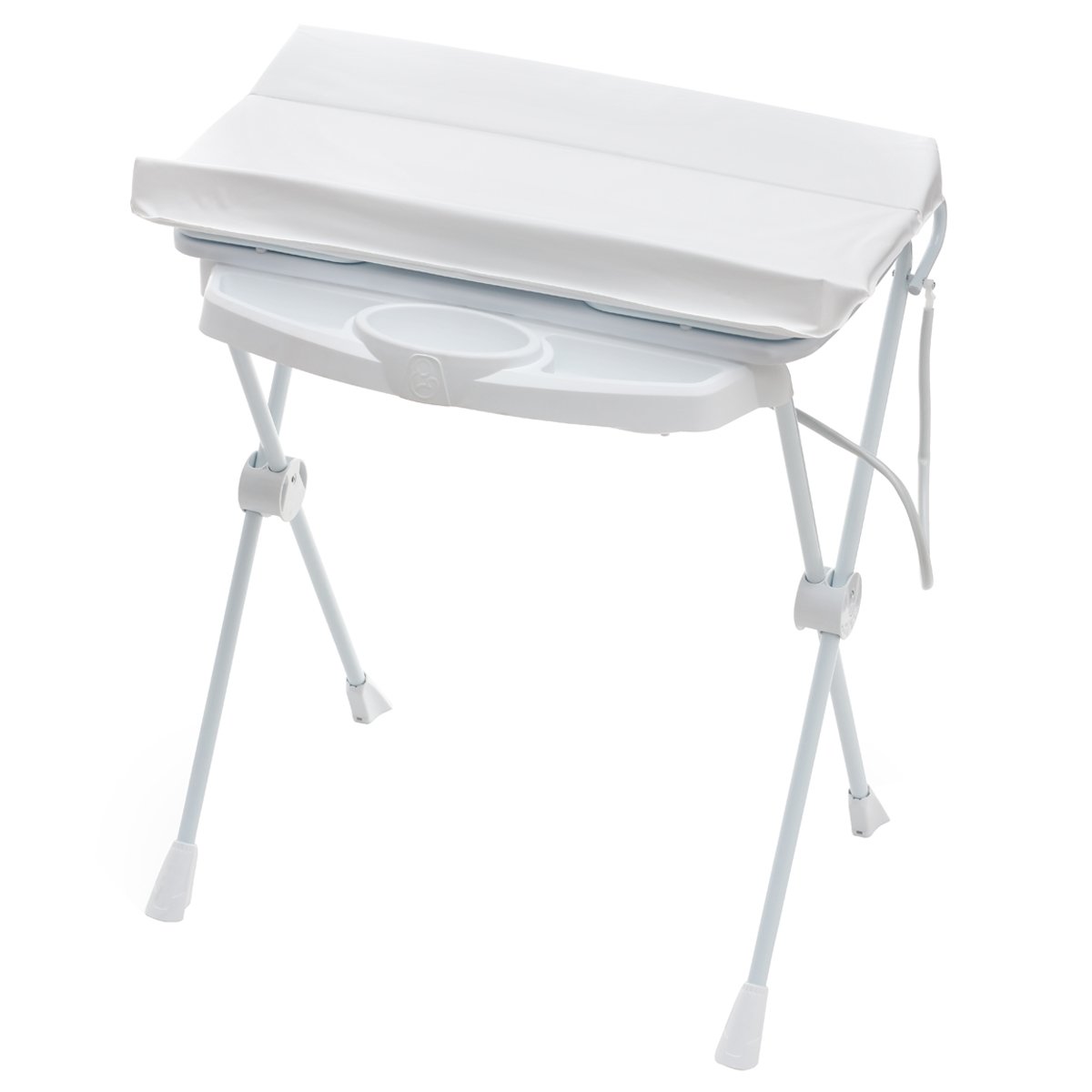 Kit Banheira Banho Bebê Galzerano Classic 20L + Suporte com Trocador + Redutor + Saboneteira - Branc