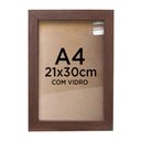 Ver imagem 4 de Moldura Quadro A4 21x30 Diploma Certificado Foto com Vidro - Várias Cores
