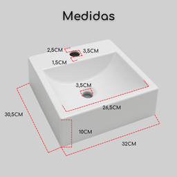 Gabinete para Banheiro de Madeira Suspenso com Cuba e Espelho - 6