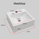Ver imagem 6 de Gabinete para Banheiro de Madeira Suspenso com Cuba e Espelho