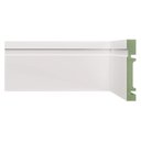 Ver imagem 1 de Kit Rodapé de MDF 15 Barras Frisadas de 10CMX2,40m Rende 36m Branco/Frisado Moldufama