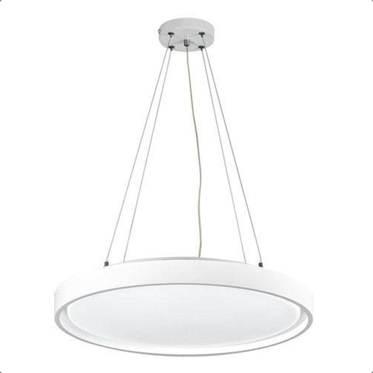 Pendente Led Redondo Branco Montana Hevvy Pendente, Montana, Branco, Hevvy, Luminária - 1