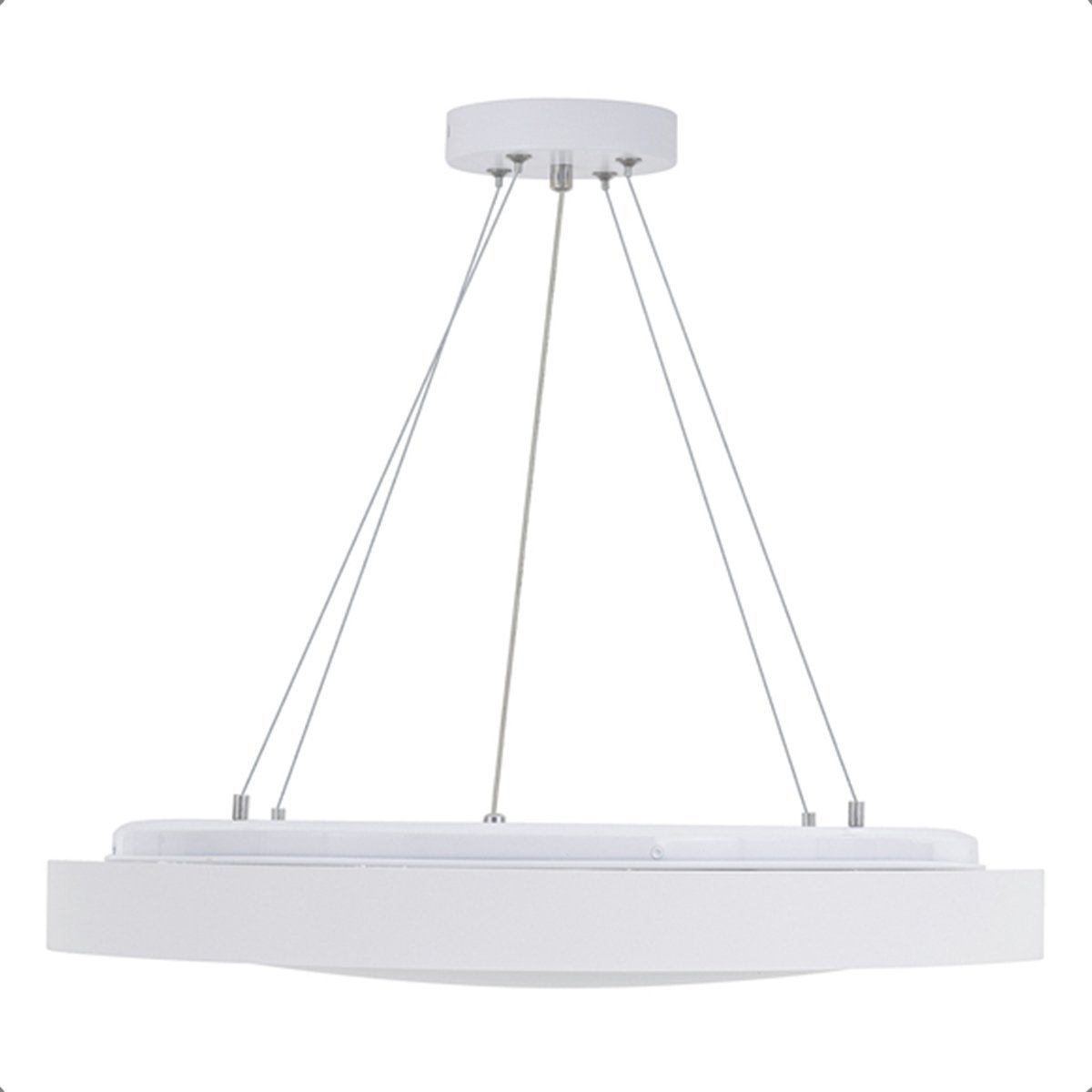 Pendente Led Redondo Branco Montana Hevvy Pendente, Montana, Branco, Hevvy, Luminária - 3