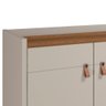 Kit Sala de Jantar Aparador Mason 04 Portas com Cristaleira Geórgia Off White Freijó - Lyam Decor - 14