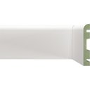 Ver imagem 1 de Kit Rodapé de MDF 30 Barras Lisas de 10CMX2,40m Rende 72 Metros Branco/Liso Moldufama