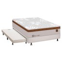 Ver imagem 1 de Cama Box C/auxiliar Casal: Colchão Sealy Posturepedic Royal Comfort Plusbase Courano Branco(138x188