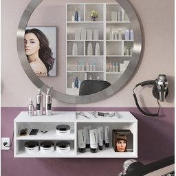 Carrinho Multiuso + Armário Para Organização Madeira Mdp - 4