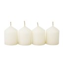 Ver imagem 1 de Vela Decorativa Pilar Marfim com 4 Unidades - A\casa