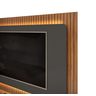 Painel Home Suspenso Ripado Treviso 2.1 com LED Para TV's até 70" Freijó Cinza Urbano DJ Móveis - 4