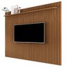 Painel de Tv Ripado1.80 X 2.20 de Altura Freijo Venus Giga Móveis - 3