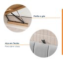 Ver imagem 5 de Cama Baú Casal Uvaia CabeCasa MadeiraOriginals