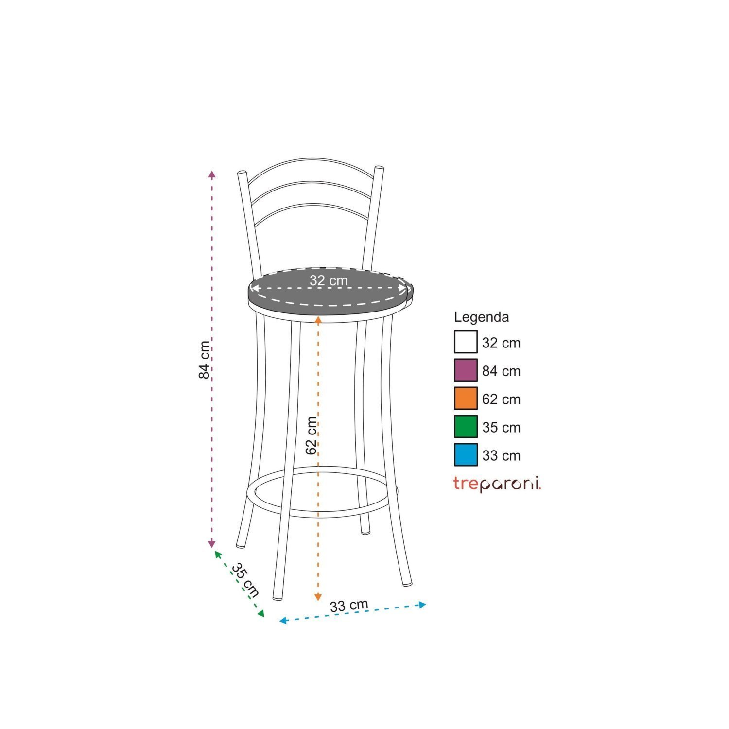 Kit 2 Banquetas Cromadas BC26-B B206 - 2