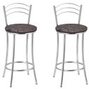 Ver imagem 1 de Kit 2 Banquetas Cromadas BC26-B B206