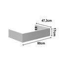 Ver imagem 4 de Conjunto Rodapé 17cm X 80cm Mdf Grazi