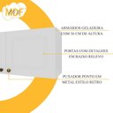 Ver mais imagens de Cozinha Modulada 5 Peças Bari em MDF com Torre Quente Branco