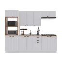 Ver imagem 2 de Cozinha Modulada 5 Peças Bari em MDF com Torre Quente Branco