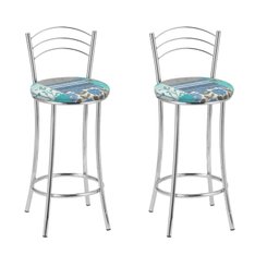 Kit 2 Banquetas Cromadas BC26-B D410 - 1