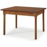 Mesa Retangular 4 Lugares em Madeira Maciça Mv Outlet Mel - 1