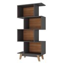 Ver imagem 3 de Kit 3 Estantes para Livros Caracas 4 Nichos