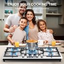 Ver imagem 2 de Vbgk Cooktop a Gás 5 Bocas Conversível Ng/lpg com Proteção (inox)