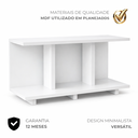 Ver imagem 2 de Mesa Lateral Sofá Apoio Canto Minimalista Freijó Aparador