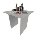Ver imagem 6 de Conjunto Infantil com 1 Mesa e 2 Banquetas Yescasa Cinza/Cristal