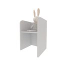 Ver imagem 7 de Conjunto Infantil com 1 Mesa e 2 Banquetas Yescasa Cinza/Cristal
