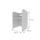 Ver imagem 5 de Conjunto Infantil com 1 Mesa e 2 Banquetas