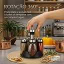 Ver imagem 5 de Porta Condimentos Giratório 360° com 6 Potes de Vidro + Etiquetas e Caneta