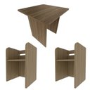 Ver imagem 3 de Conjunto Infantil com 1 Mesa e 2 Banquetas