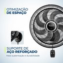 Ver imagem 3 de Ventilador de Parede 40cm Super Turbo 8 Pás 140w 127v Vtx-40p-8p Mondial