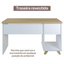 Ver imagem 6 de Conjunto Completo 2 Peças Escrivaninha Sky e Balcão Lugano Olmo Branco Artany