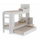 Ver imagem 1 de Treliche com Cama Auxiliar Baú Escadas Armário 240cm Tecnomóbili