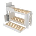 Ver imagem 3 de Treliche com Cama Auxiliar Baú Escadas Armário 240cm Tecnomóbili