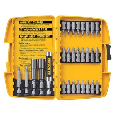Jogo Ferramentas - Parafusadeira 29 Pecas - Dewalt