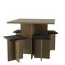 Conjunto Canto Alemão com Mesa e 4 Banquetas Hecol Móveis - 7