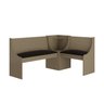 Conjunto Canto Alemão com Mesa e 4 Banquetas Hecol Móveis - 3