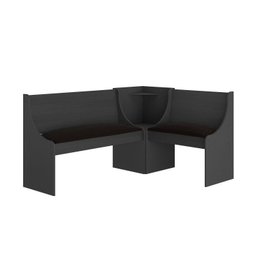 Conjunto Canto Alemão com Mesa e 4 Banquetas Hecol Móveis - 3