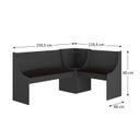 Ver imagem 5 de Conjunto Canto Alemão com Mesa e 4 Banquetas Hecol Móveis