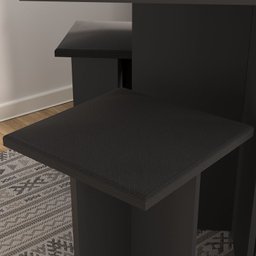 Conjunto Canto Alemão com Mesa e 4 Banquetas Hecol Móveis - 9