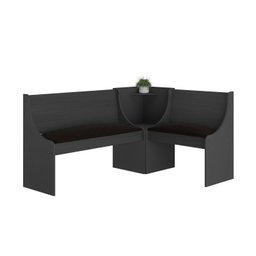 Conjunto Canto Alemão com Mesa e 4 Banquetas Hecol Móveis - 4