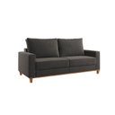 Ver imagem 2 de Kit Sofá Living 3 Lugares 1,80M Poltrona Veludo Alpino