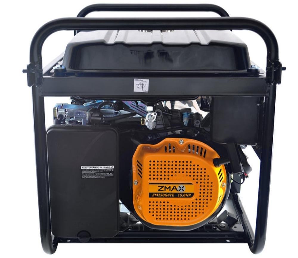 Gerador Gasolina Zg8300gme 15,0 Hp Monofásico Partida Elétrica