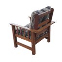 Ver imagem 5 de Poltrona Colonial Cancún de Madeira C/ Almofadas Estampa Floram Marrom