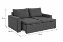 Ver imagem 4 de Sofá 2 Lugares 170 cm Linho Austin Yescasa
