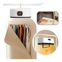 Ver imagem 2 de Super Secadora Roupa Portátil Ar Quente Luz Uv Antibactéria 110v Mini Elétrica Cortina Pendurar Seca