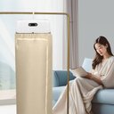 Ver imagem 3 de Super Secadora Roupa Portátil Ar Quente Luz Uv Antibactéria 110v Mini Elétrica Cortina Pendurar Seca