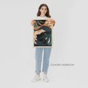 Ver imagem 4 de Kit 2 Quadros Decorativos para Sala Folhas Plantas Moderno