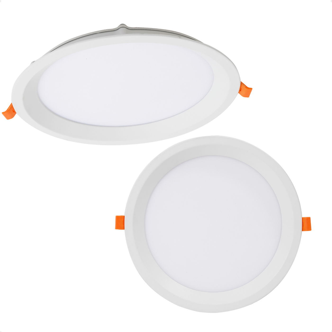 Kit 3 Painel de Led Redondo Embutir Recuado 6w Bivolt Taschibra 6500k Frio - 8